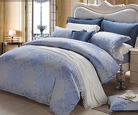 簡約浪漫的貴族體驗 夢潔家紡莫代爾提花四件套